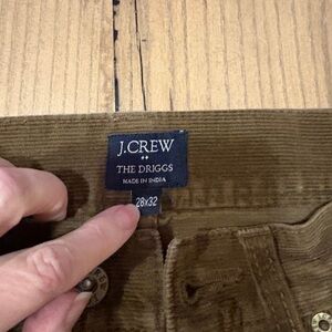 J. Crew Men's Tan Corduroy Trousers